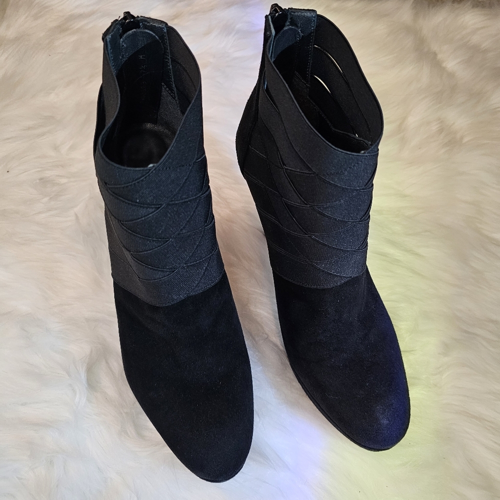 Stuart Weitzman Black Heel Ankle Boots - Picture 14 of 15
